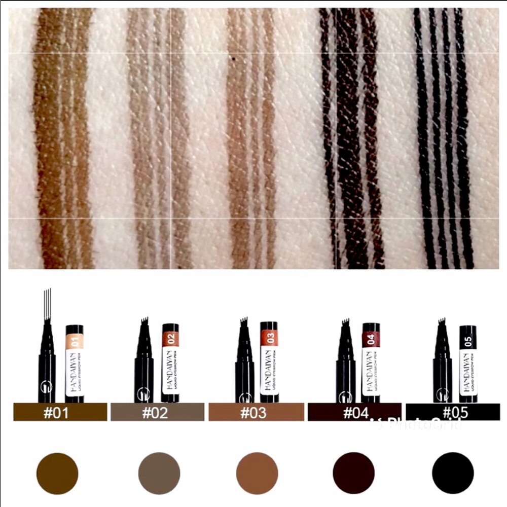 💝5/$25 SALE💝 NEW #5 Black Tattoo Eye Brow Micro-Blading Ink Pen - Picture 3 of 15